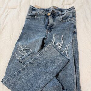 NWOT KUT from the Kloth Frayed Edge Jean Size 2